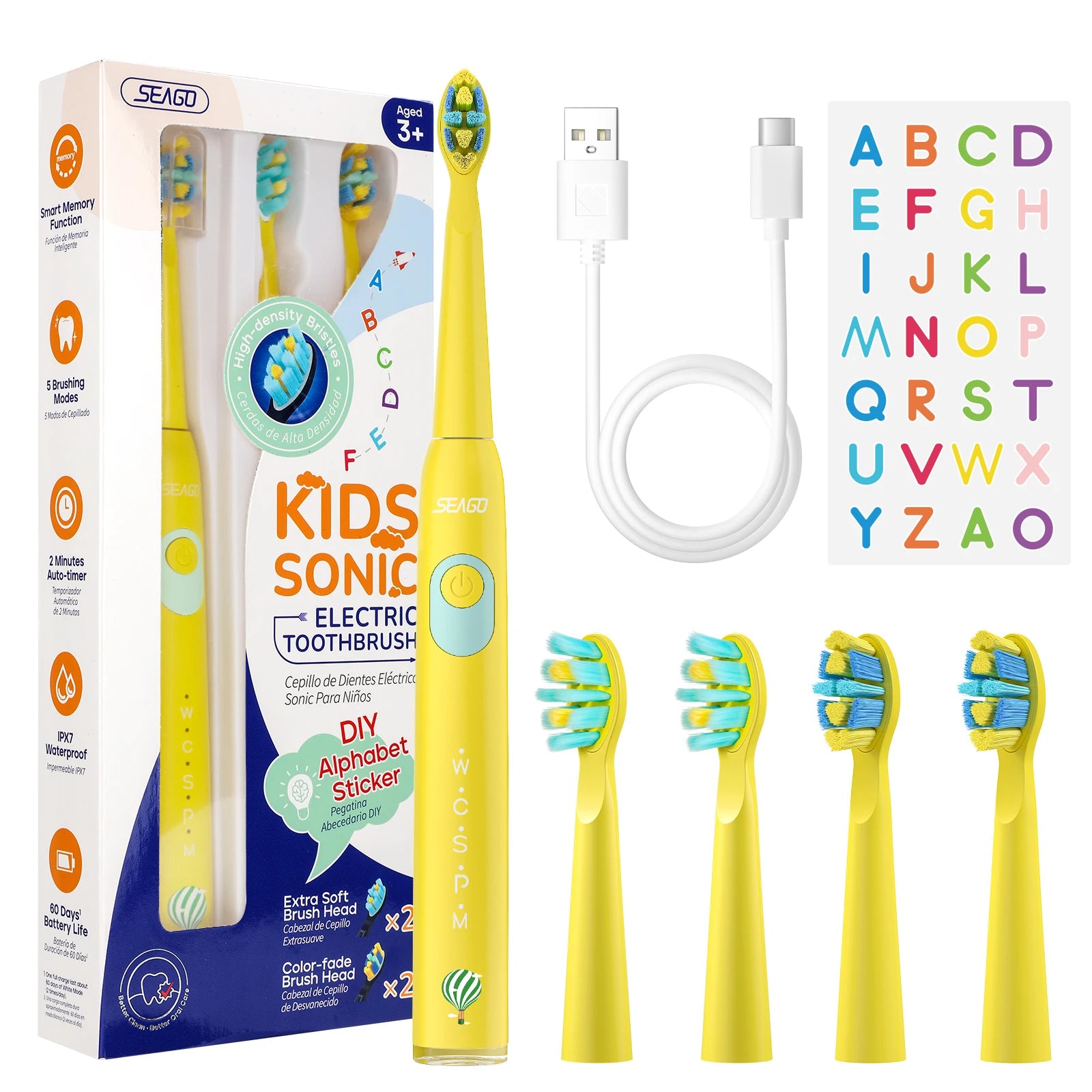 GlowPop Kids Sonic LED Toothbrush