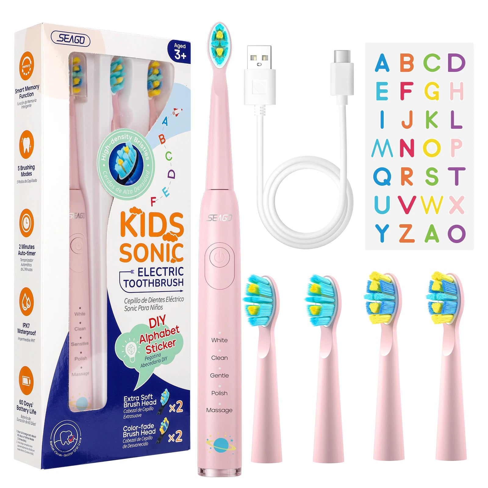 GlowPop Kids Sonic LED Toothbrush